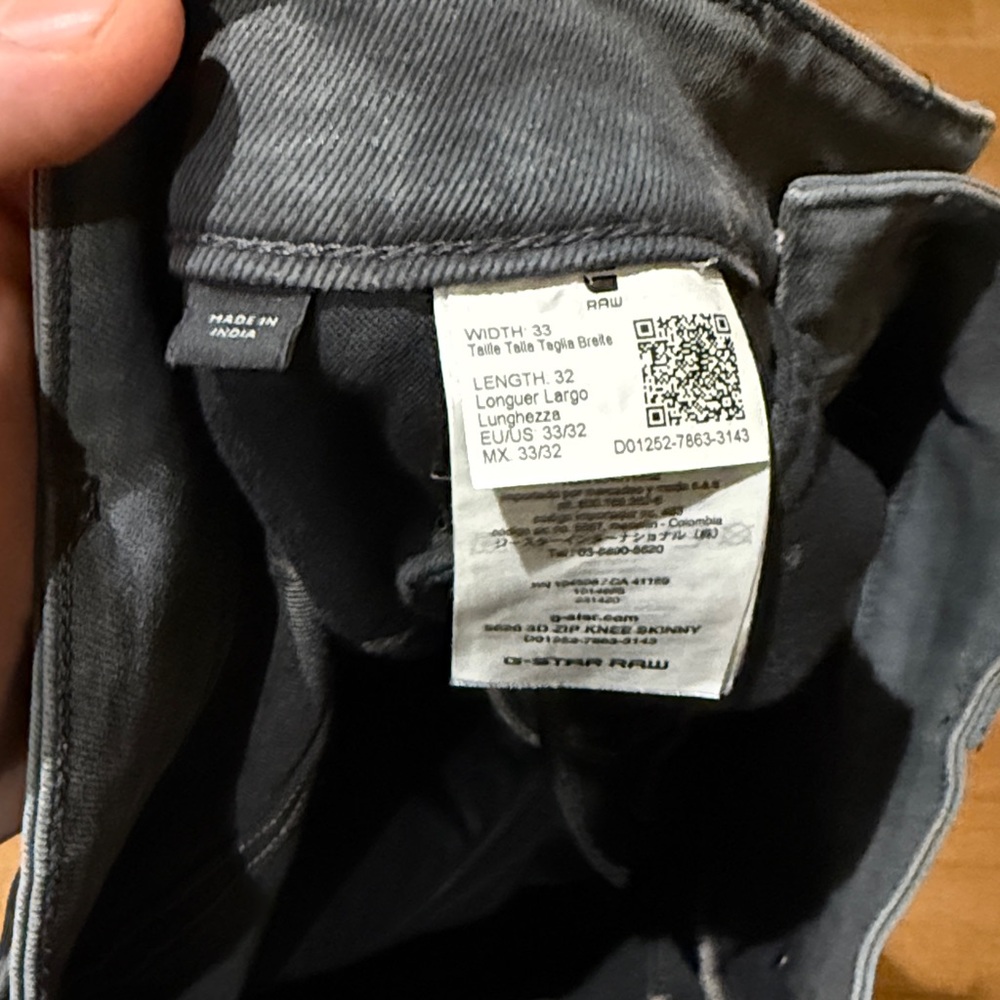 G Star Raw 5620 Skinny 3D Zip Knee Jeans - Picture 3 of 4